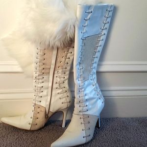 Luichiny Real Leather Winter Knee-high Boots